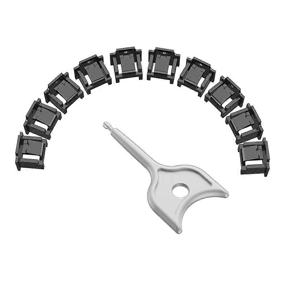 10PCS RJ45 Dust Port Cover Protector with Key for Ethernet Port LAN Switch Router Anti Dust Network Accessories Black