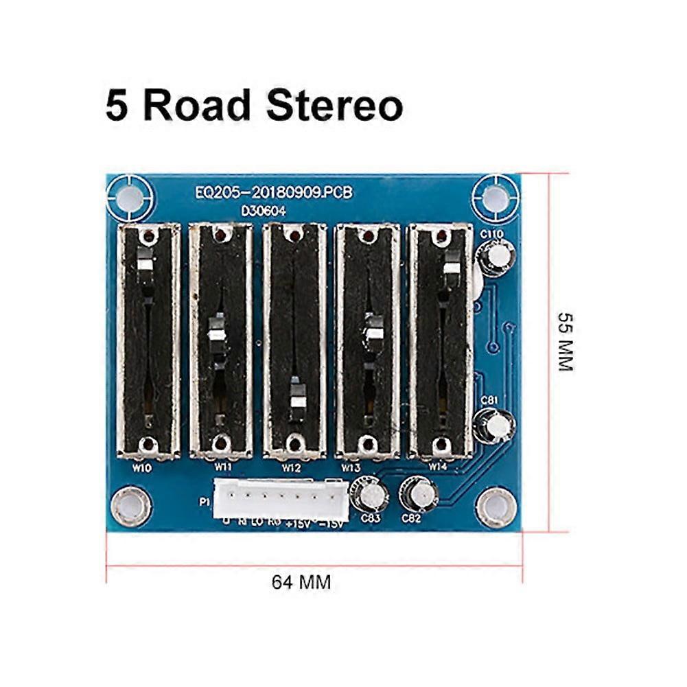 EQ Equalizer Board Stage Audio Preamplifier Stereo Preequalizer Power Supply