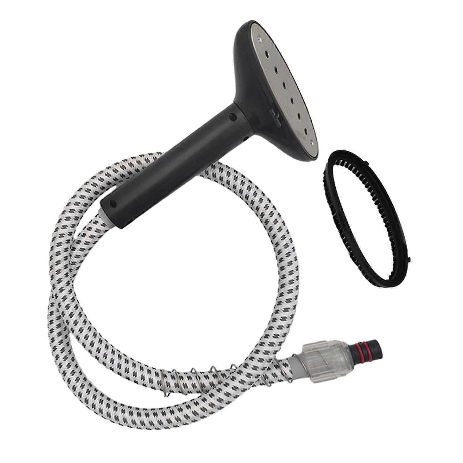 Garment Steamer Long Steam Nozzle with Hose and Brush Attachment for Quick Wrinkle Removal