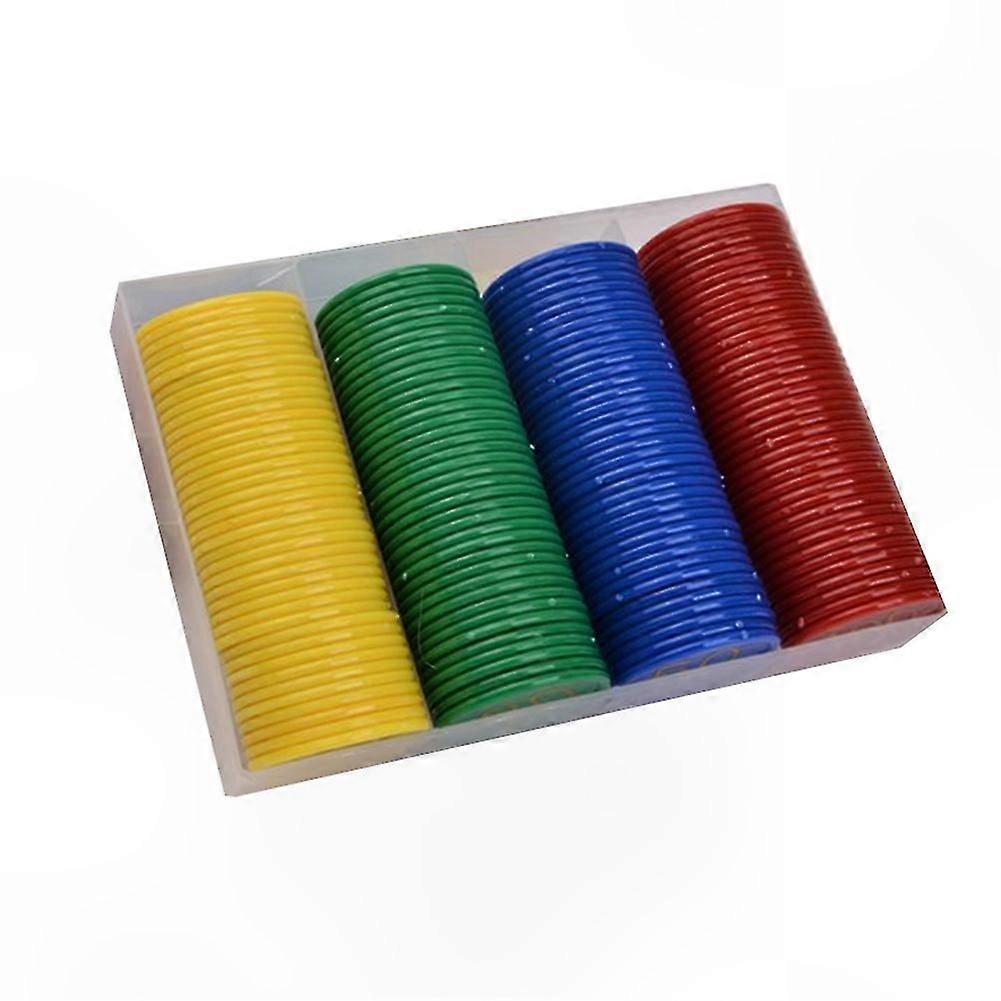 160 Piece Round Poker Chips Set Face Value Counting Games