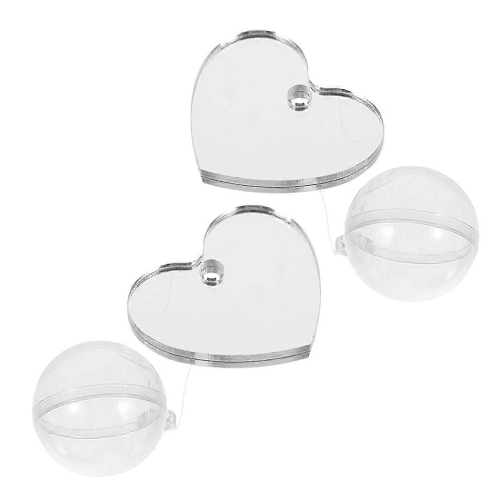 Betta Fish Mirrors Acrylic Training Mirror for Fish Tank with 2Sets Floating Ball