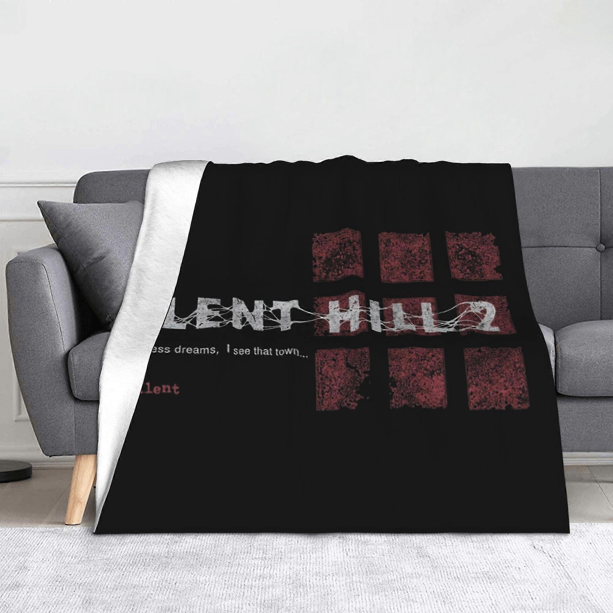 Silent Hill 2 In my restless dreams Blankets Flannel Summer  Portable Soft Throw Blanket for Sofa Couch Rug Piece