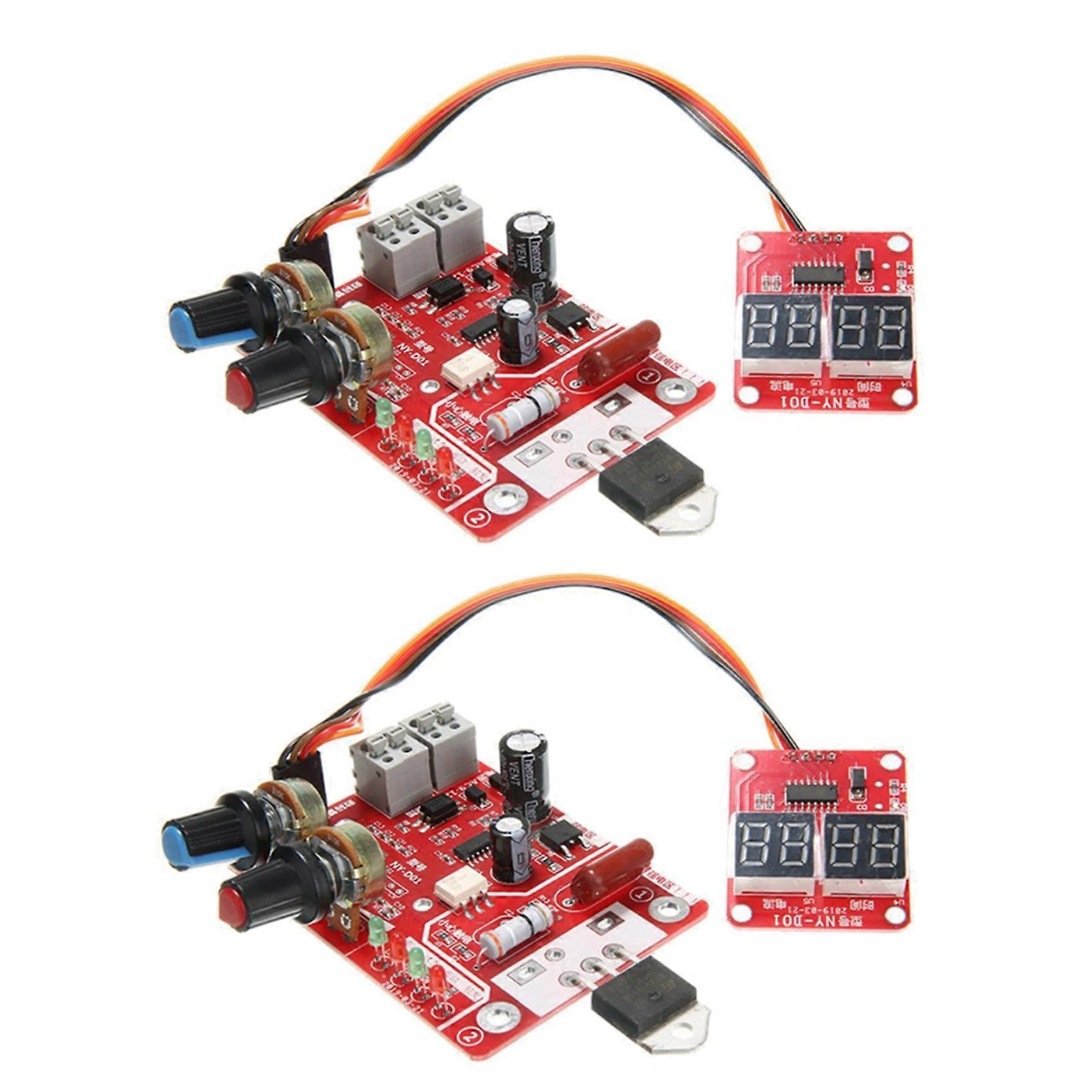 2X -D01 Spot Welder Control Board 40A 100A Welding Machine Time&Current Control Display Spot Welder(