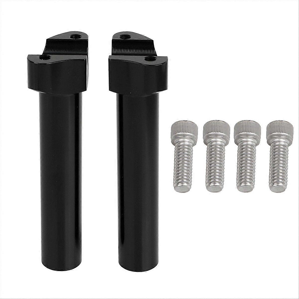 CNC 6.5Inch Tall Handlebar Risers for Most Dyna Models with 1inch (At the Center) Handlebars Alumin