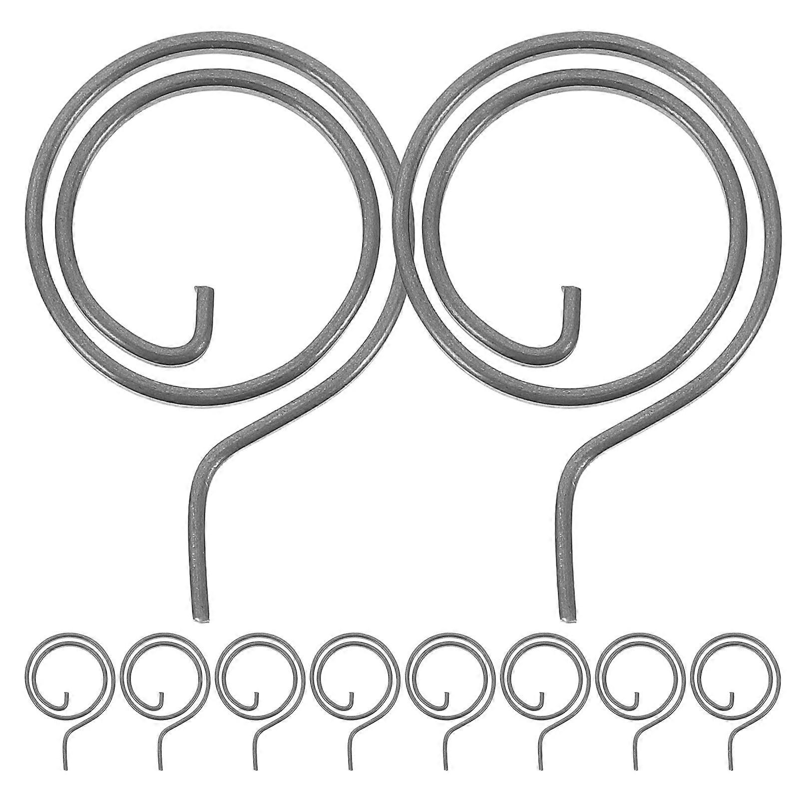 Bedroom Handle Lock Spring Iron Replacement Parts 10Pcs Pack