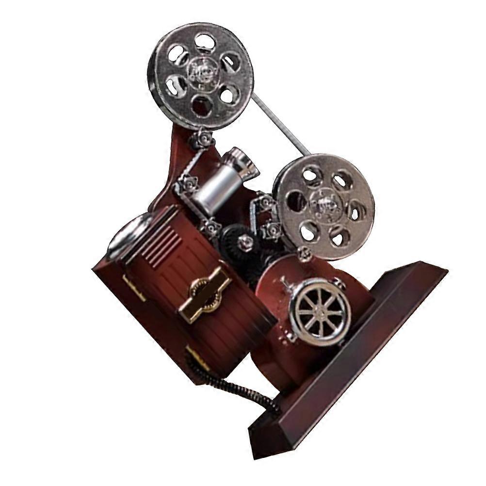 Classic Wind-Up Music Box Projection Machine Shaped Home Decor