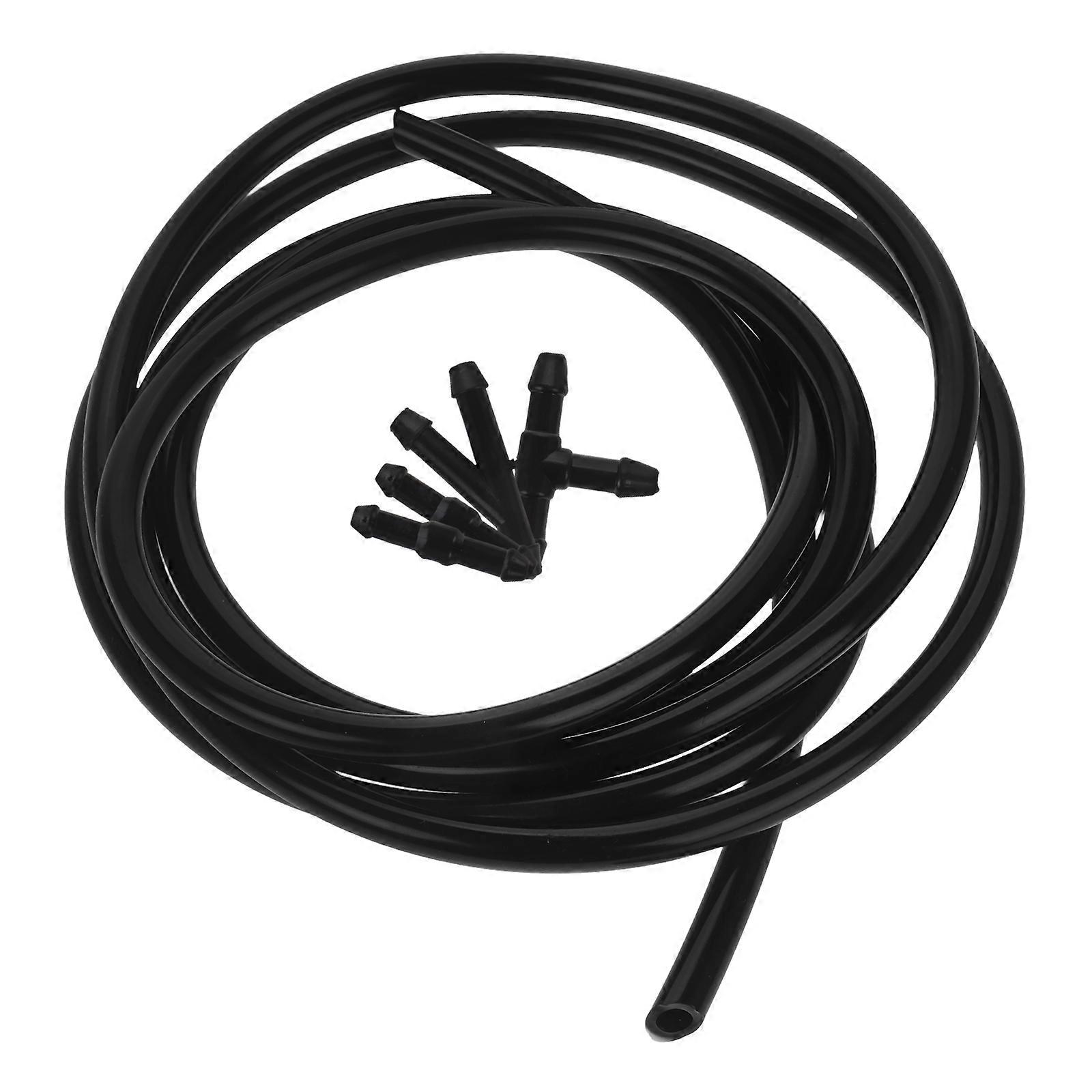 Automotive Replacement Windshield Washer Hose for Car Use with Leak Proof Connectors 2 Meter