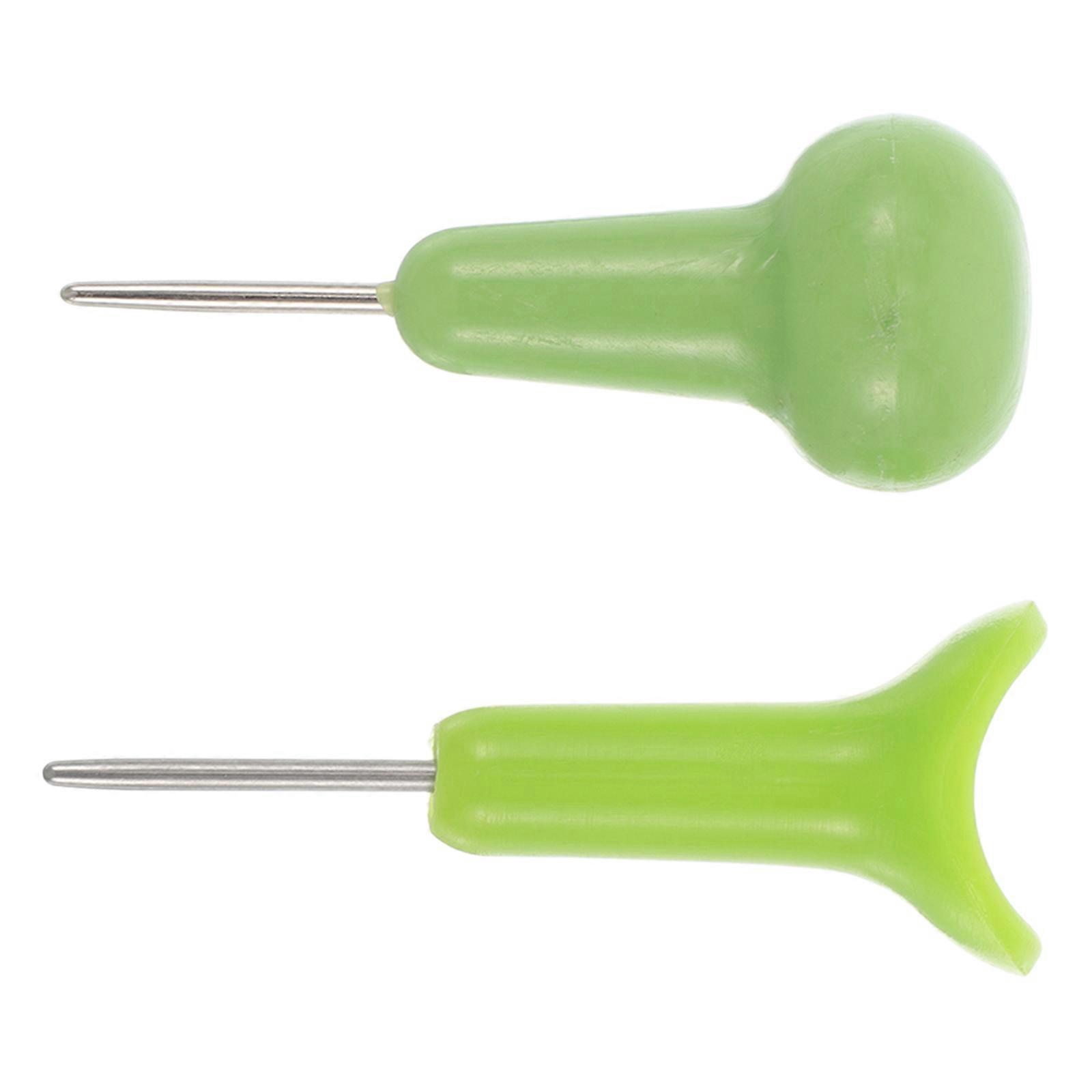 Braille Pen Braille Learning Tool for Writing Use 2Pcs Compact Green Plastic