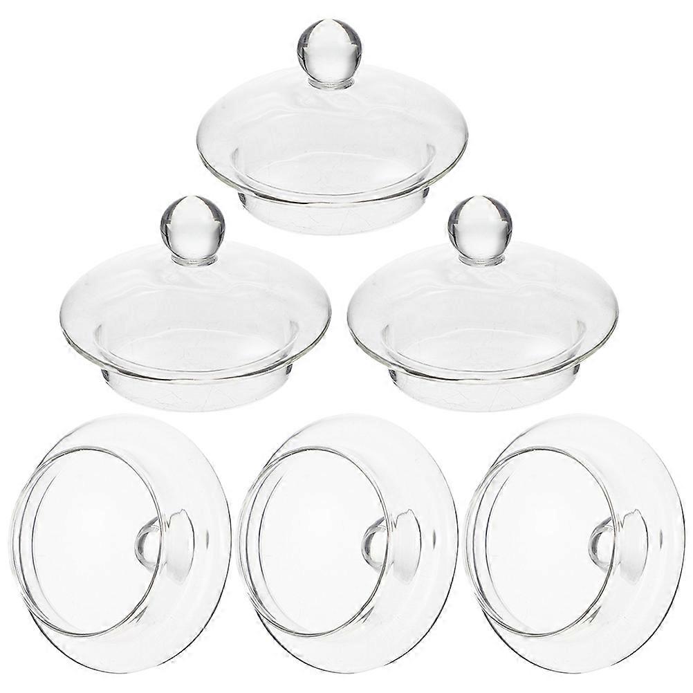 24Pcs Transparent Glass Tea Kettle Lid Replacement for Tea Pot