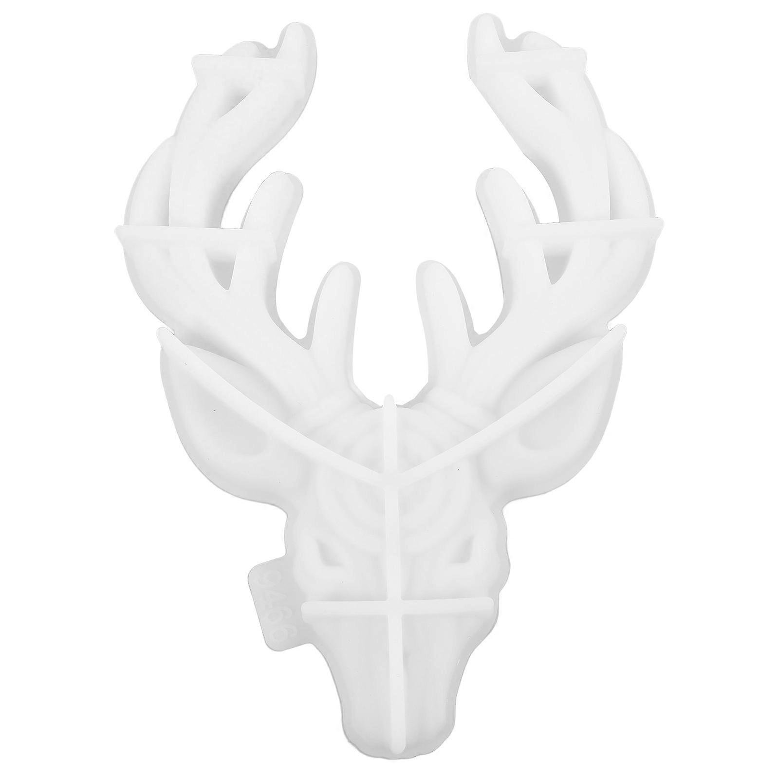 Deer Head DIY Silicone Mold for Epoxy Casting White