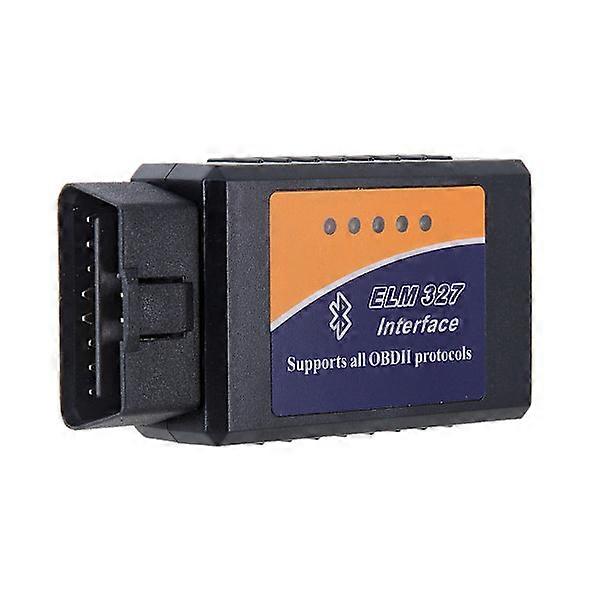 Fault Code Reader OBD2 ELM327 Car Diagnostics with Bluetooth black