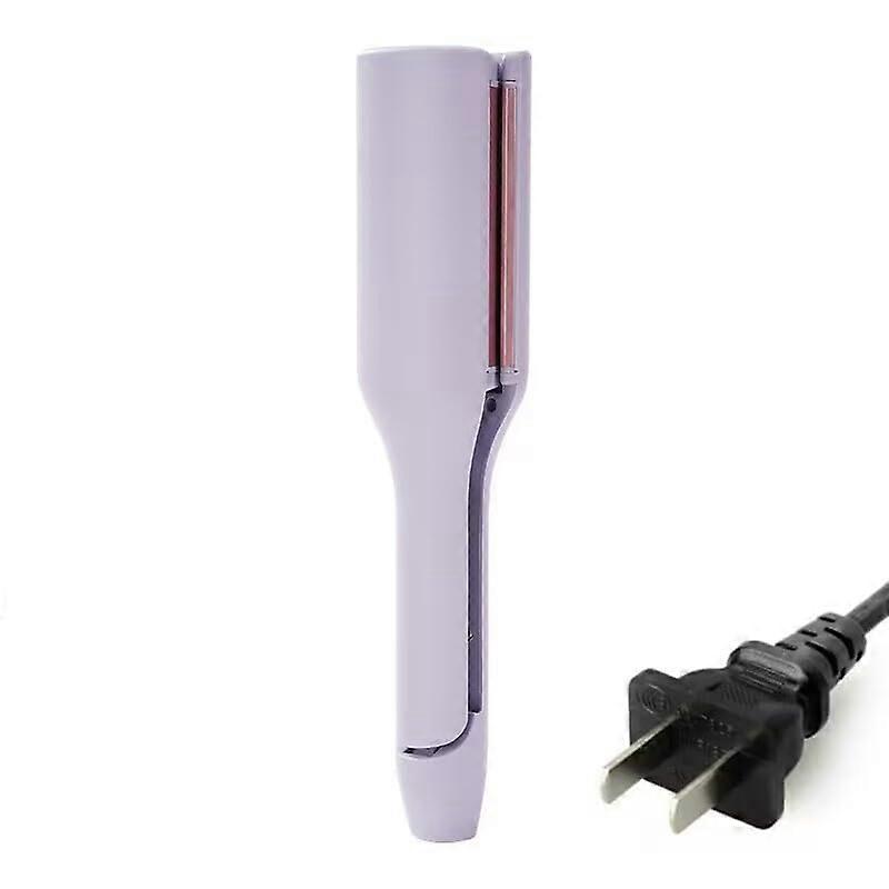Automatic Ceramic Hair Curling Iron with Rollers, Quick Curling Design, Dual Styling Modes, Purple