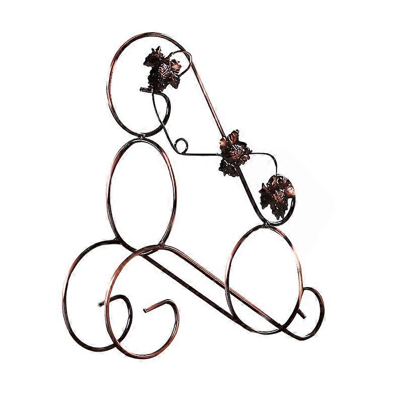 Wine Holder Retro Style Maple Leaf for Holding Wine 3Pcs Coffee