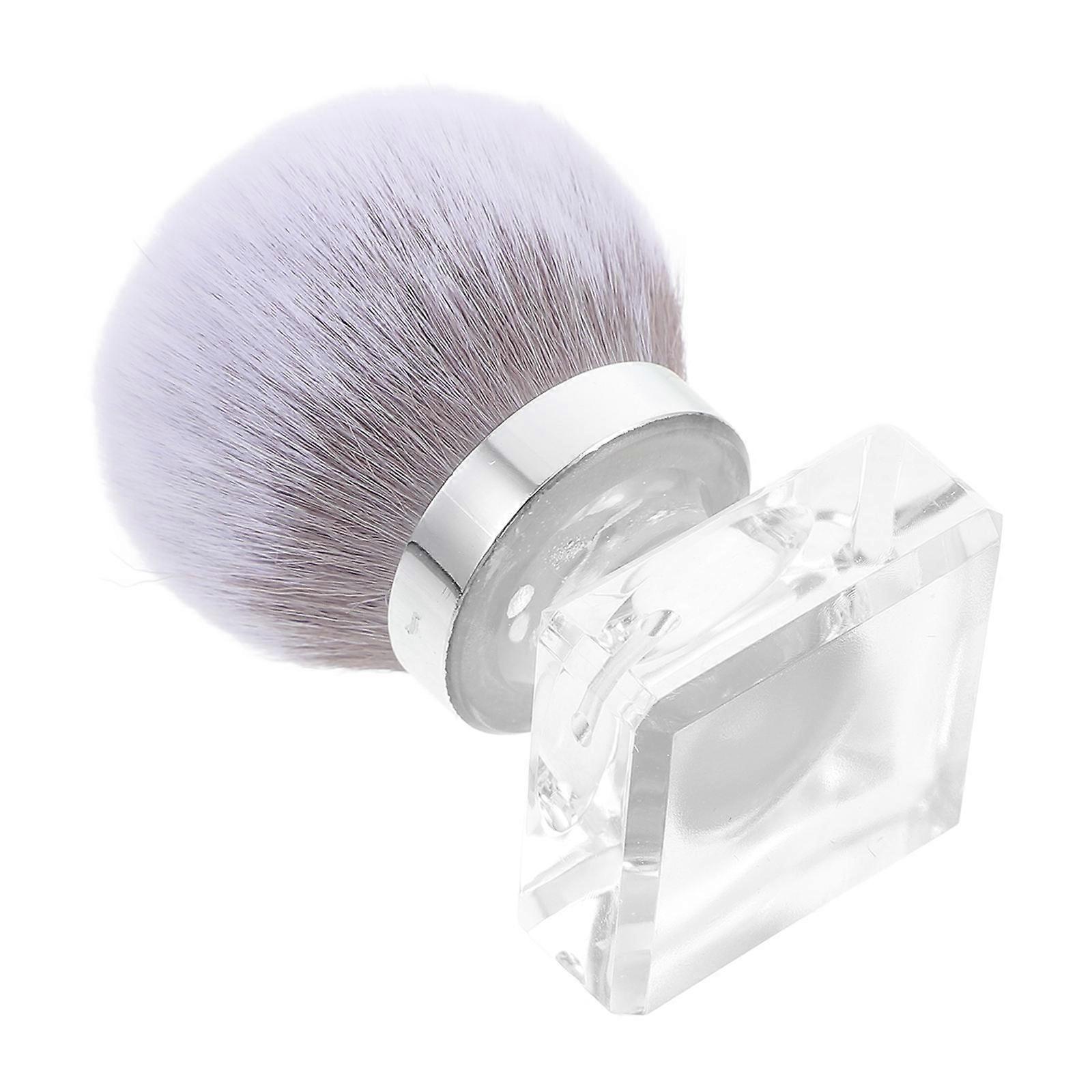 Portable Makeup Brush Set with Multi use Blush Brush Cosmetic Powder Brush and Nail Dust Cleaning Brush