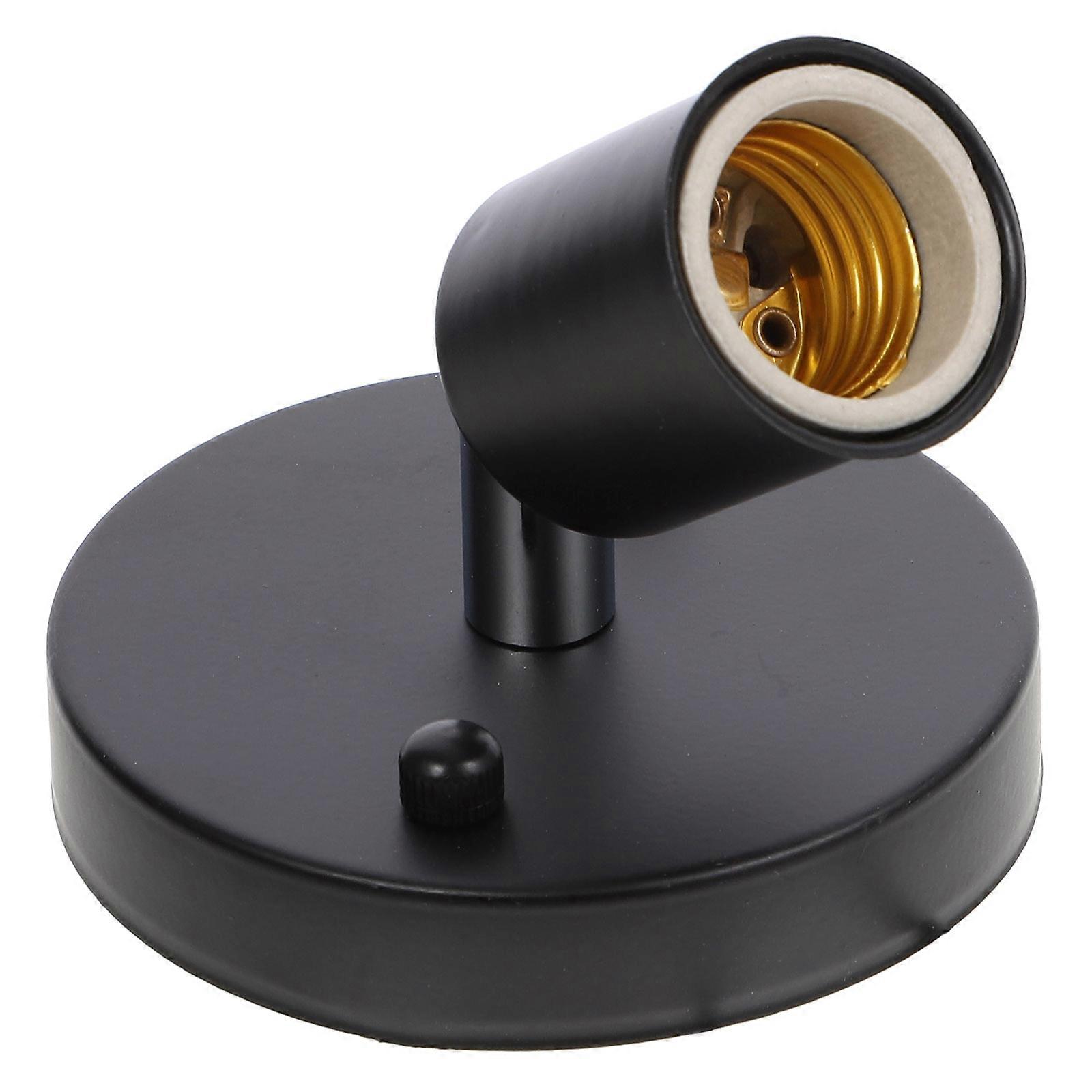 E27 Thread Lamp Holder for Lamp Use with 180 Degree Rotation