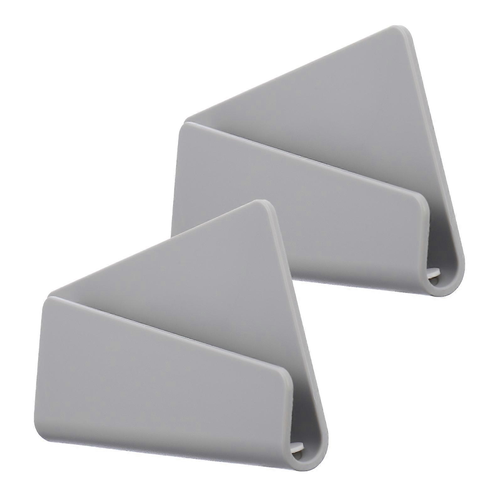 Phone Charging Wall Holder ABS Wall Mount Bracket for Phone Use 2Pcs