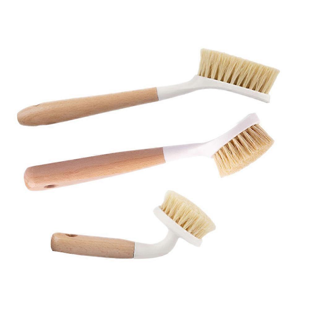 Kitchen Cleaning Brush 3Pcs Set for Pot and Pan Cleaning