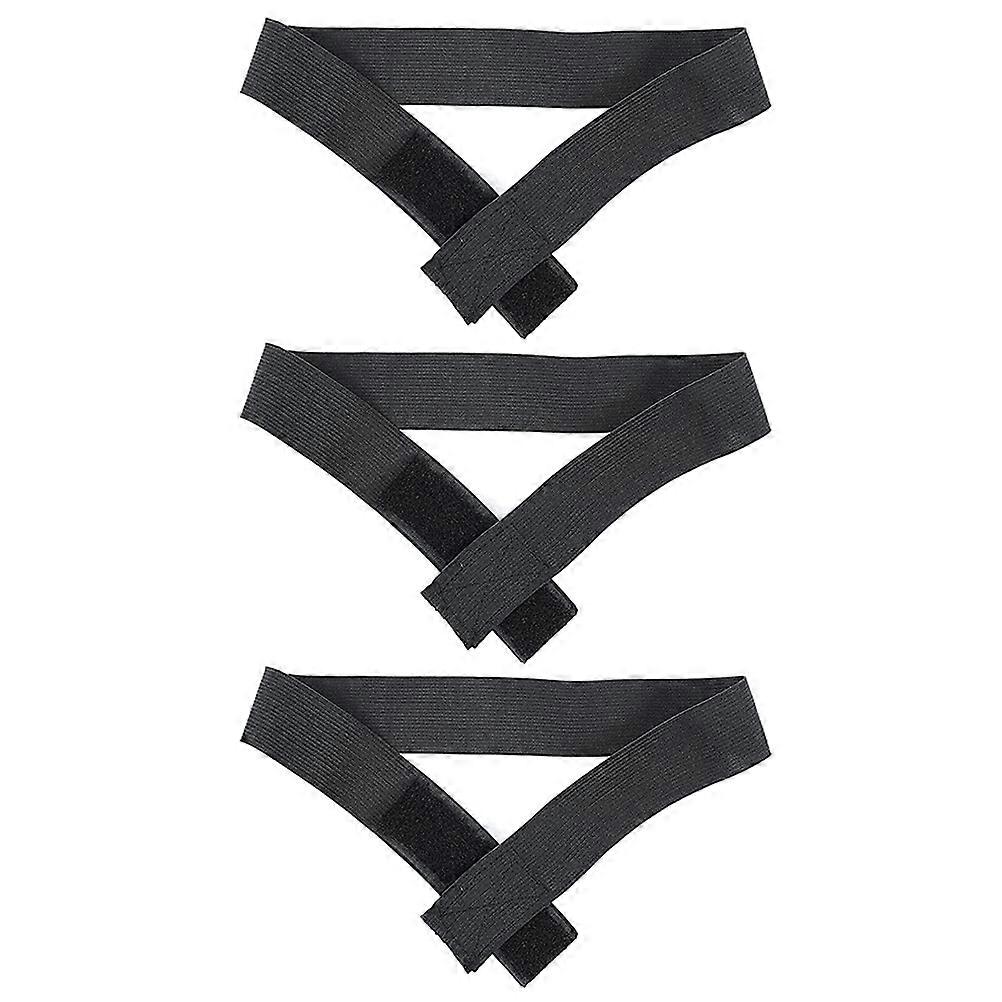 Wig Band Fixed for Wig Use Includes 3Pcs Black Elastic Grip Bands