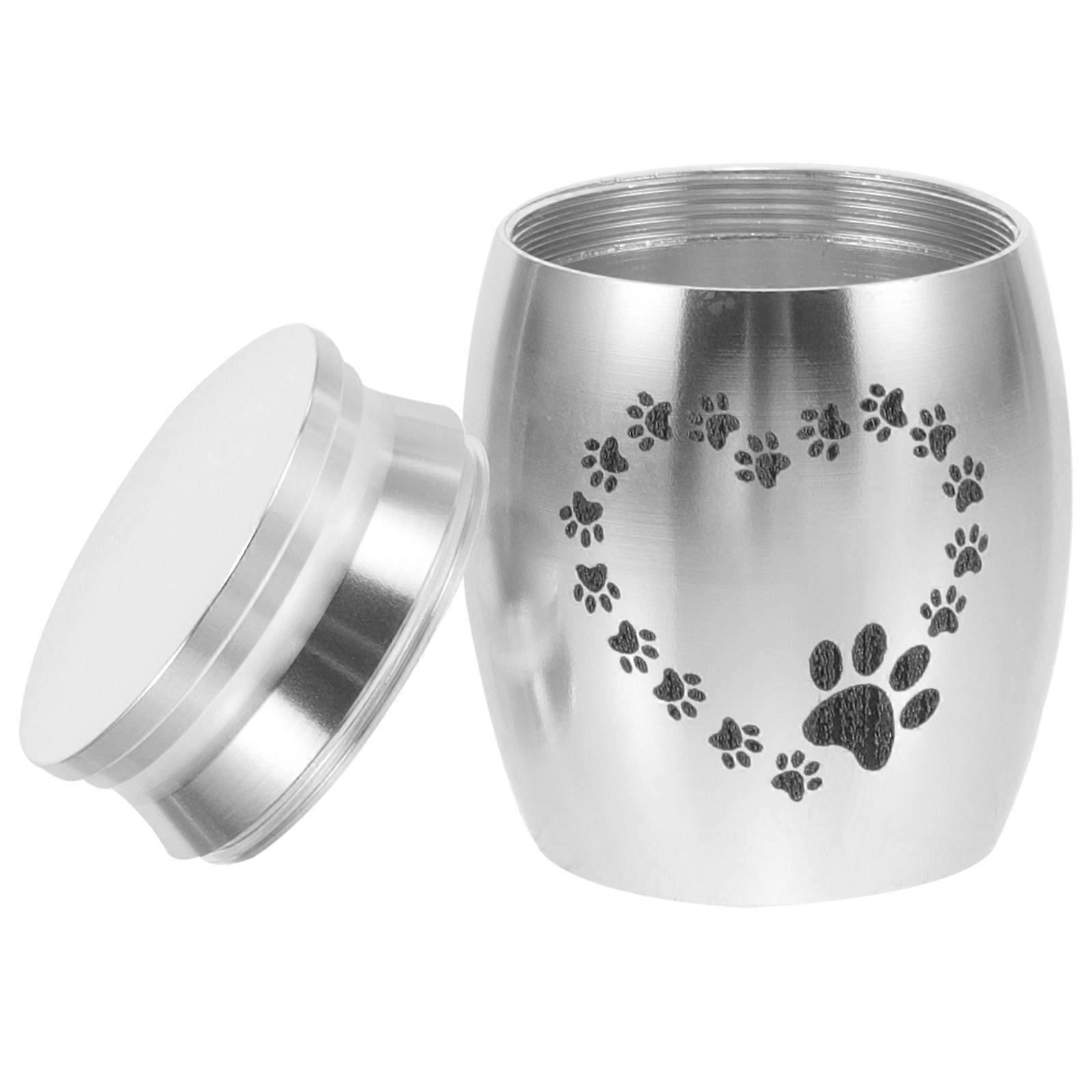 Alloy Pet Cremation Urn for Ashes Mini Keepsake Container