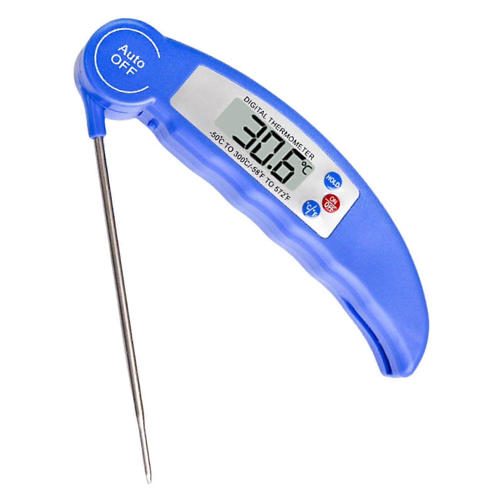 Digital Meat Thermometer with UltraFast Read,  Precision Sensor for Grill, Kitchen, BBQ, Blue