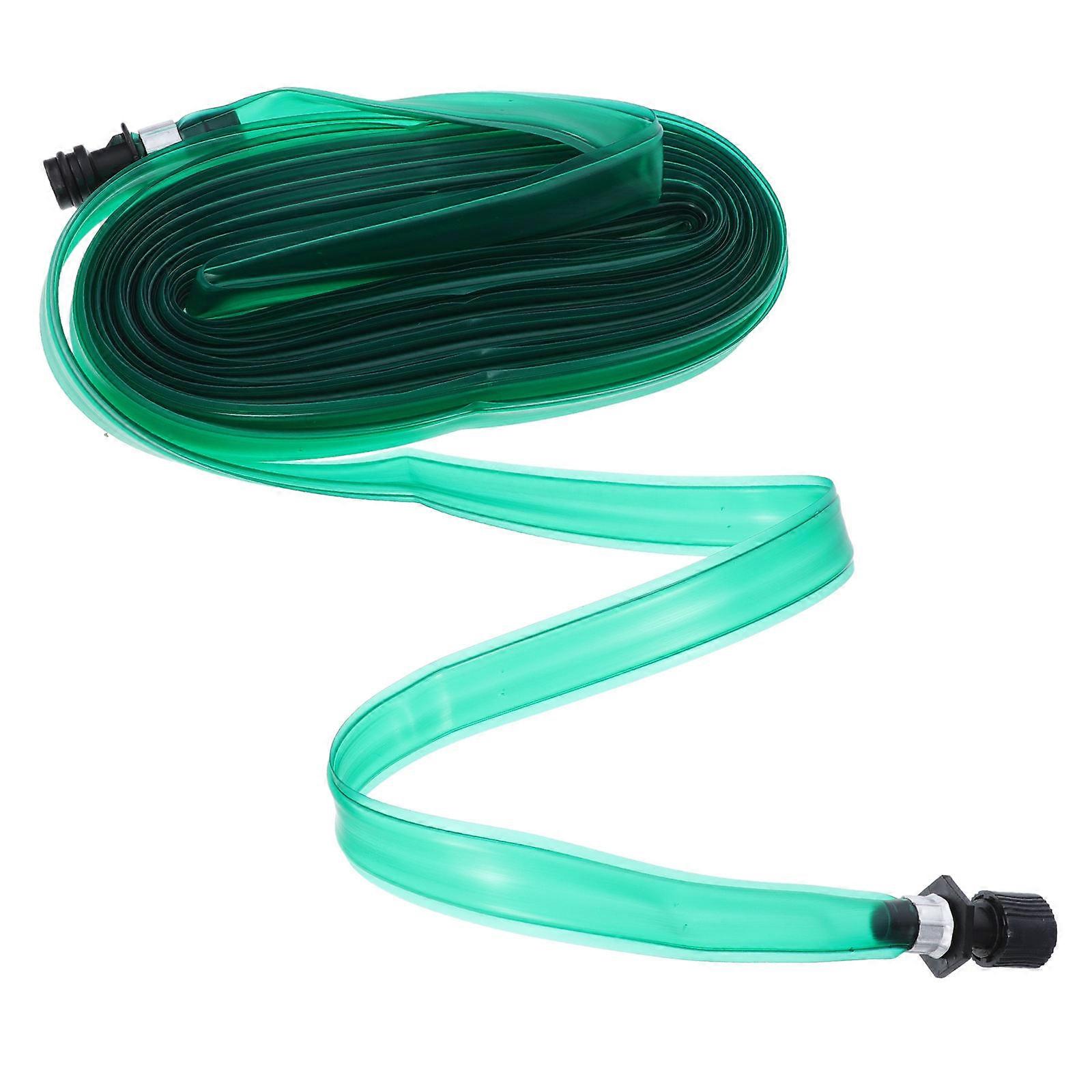 Water Hose 4Pcs Seamless Design Green Sprinkler Hose For Gardening Vegetable Patch Optimal Soaking Functionality