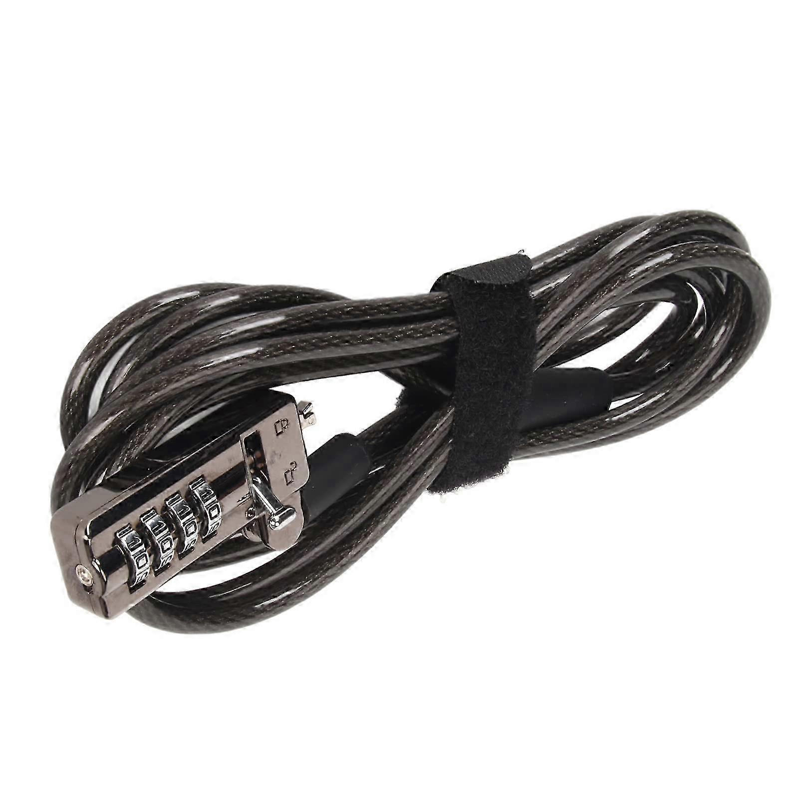 2026 Laptop Cable Lock, 4 Digit Cipher Hardware Lock Combination Lock, Computer Security Cable with Lock