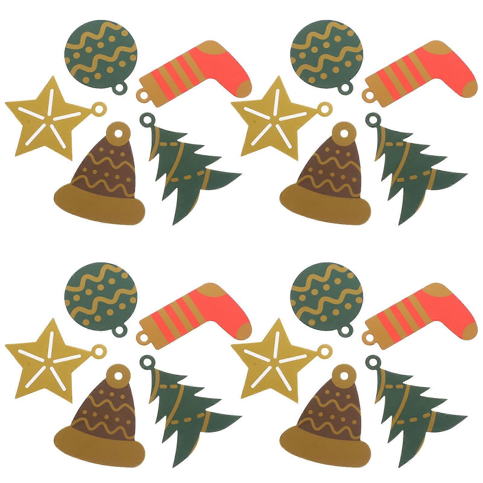 Assorted Color Xmas Cards for Party Decoration with 50Pcs Quantity