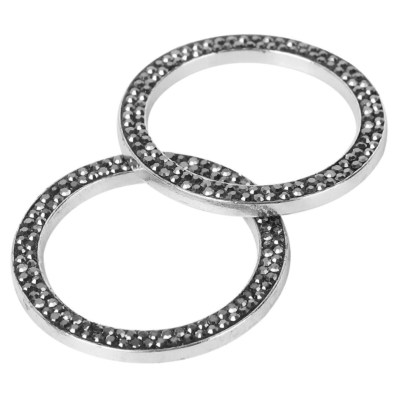 Bling Sticker for Car Engine Start Button Ring with 2Pcs Set