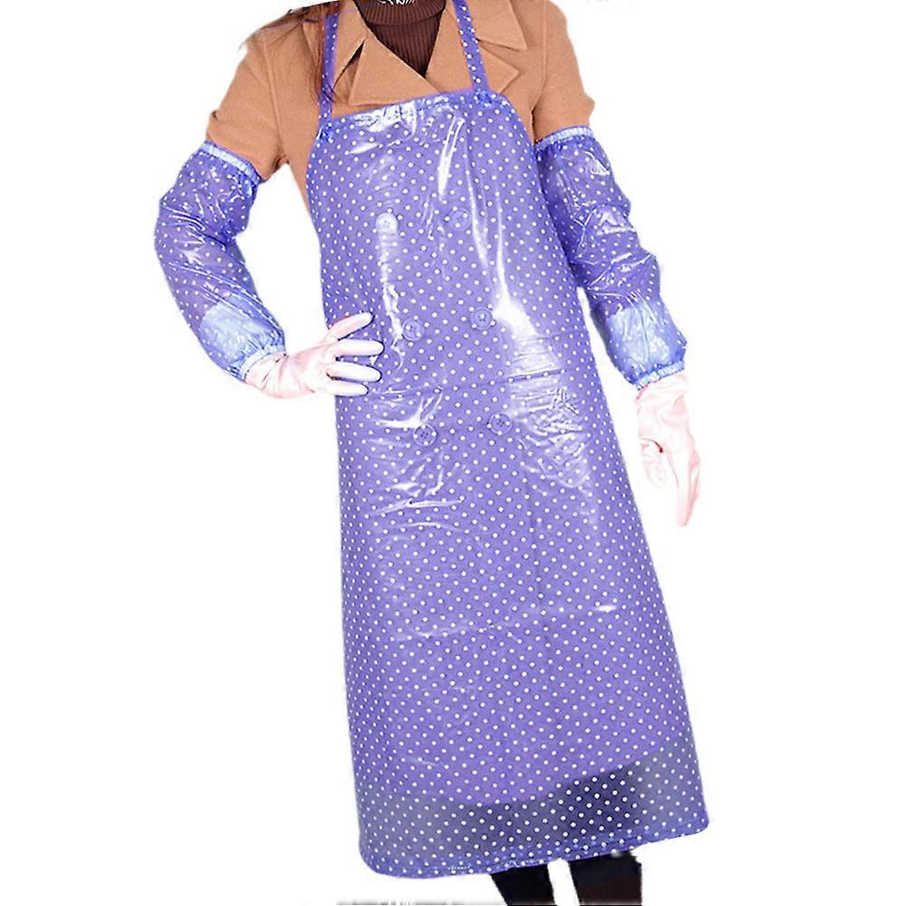Kitchen Cooking Apron PVC Waterproof Sleeve Apron for Cooking