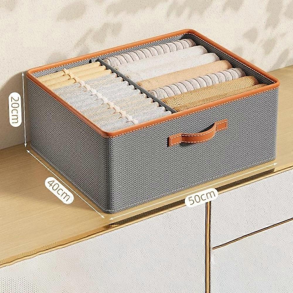 Adjustable Divider Clothes Storage Box Foldable Underwear Organizer Space Saving Wardrobe Sorting Co