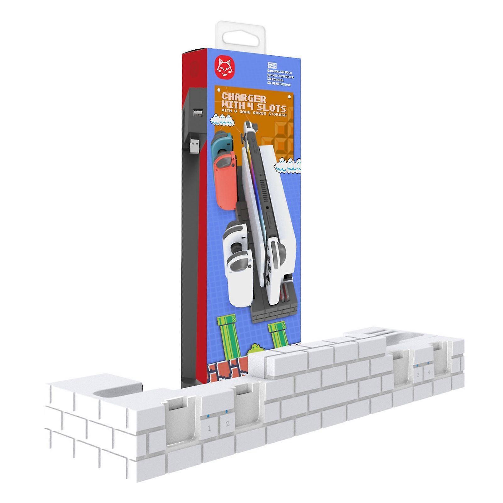 Charging Holder Game Controller Charger Stand for Switch Joy Con Storage Shelf