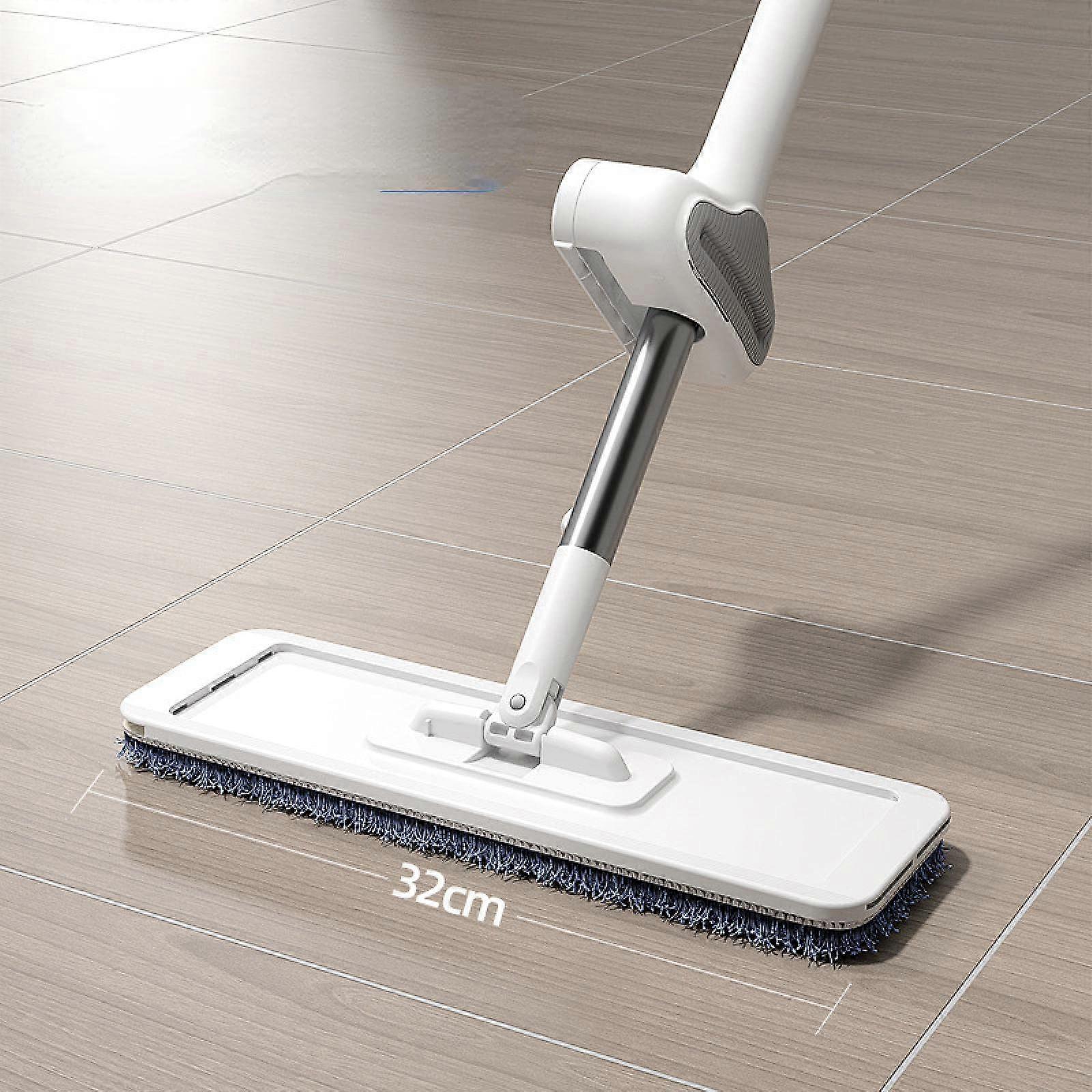 360 Degree Spin Flat Mop with SelfWringing System and 6 Reusable Pads for Floor Cleaning