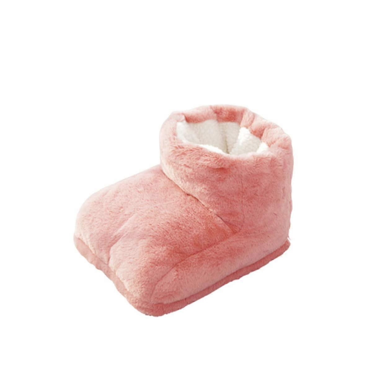 USB Heated Slippers with Instant USB Heating, Soft Plush Comfort, Full Foot Coverage for Office