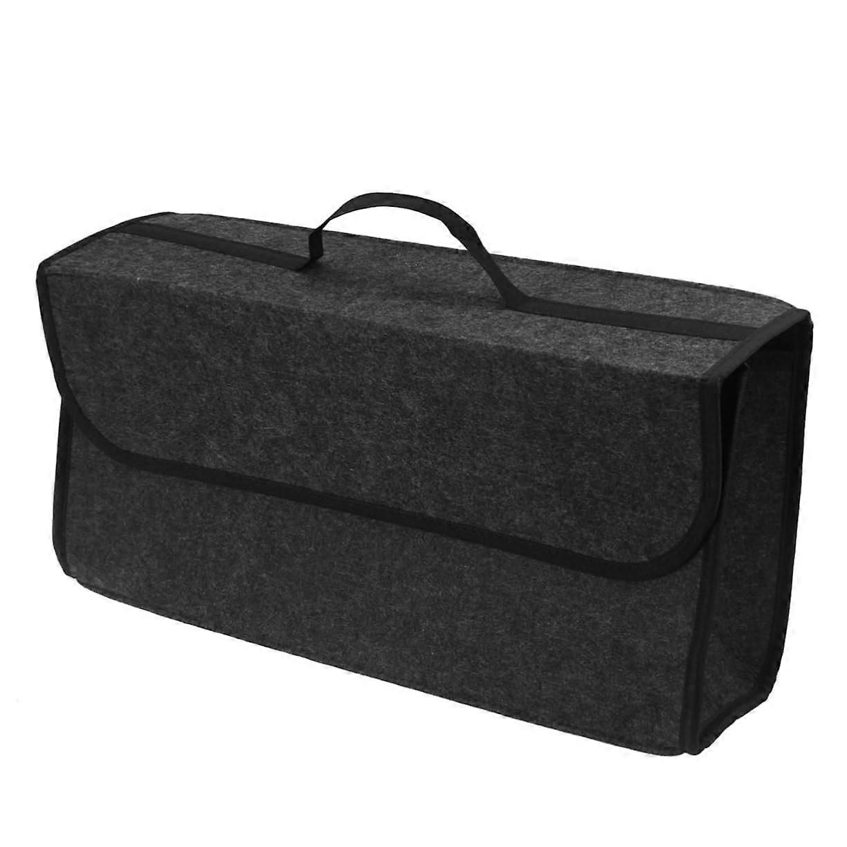 Large Capacity Car Trunk Organizer with Handle for Tools and Accessories Carpet Boot Storage Bag
