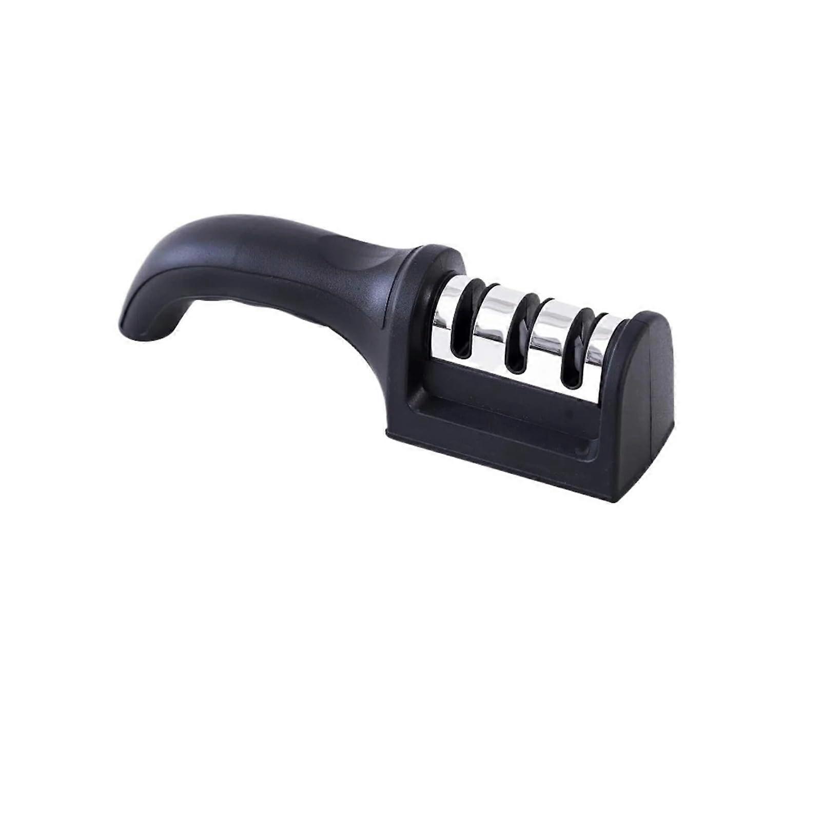 Kitchen Knife Sharpener 3 Stage Handheld Manual Sharpener Easy OneHand Operation 1PC