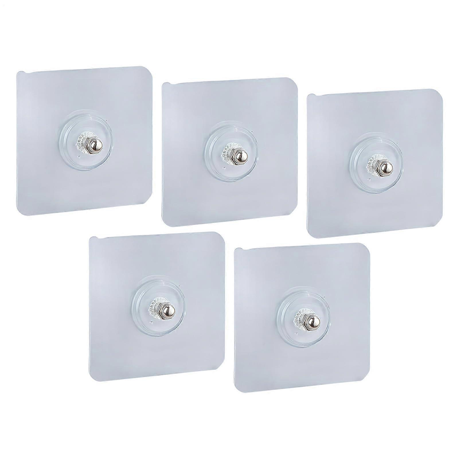 Adhesive Wall Hooks Waterproof Heavy Duty Removable for Bathroom Kitchen Home Organization