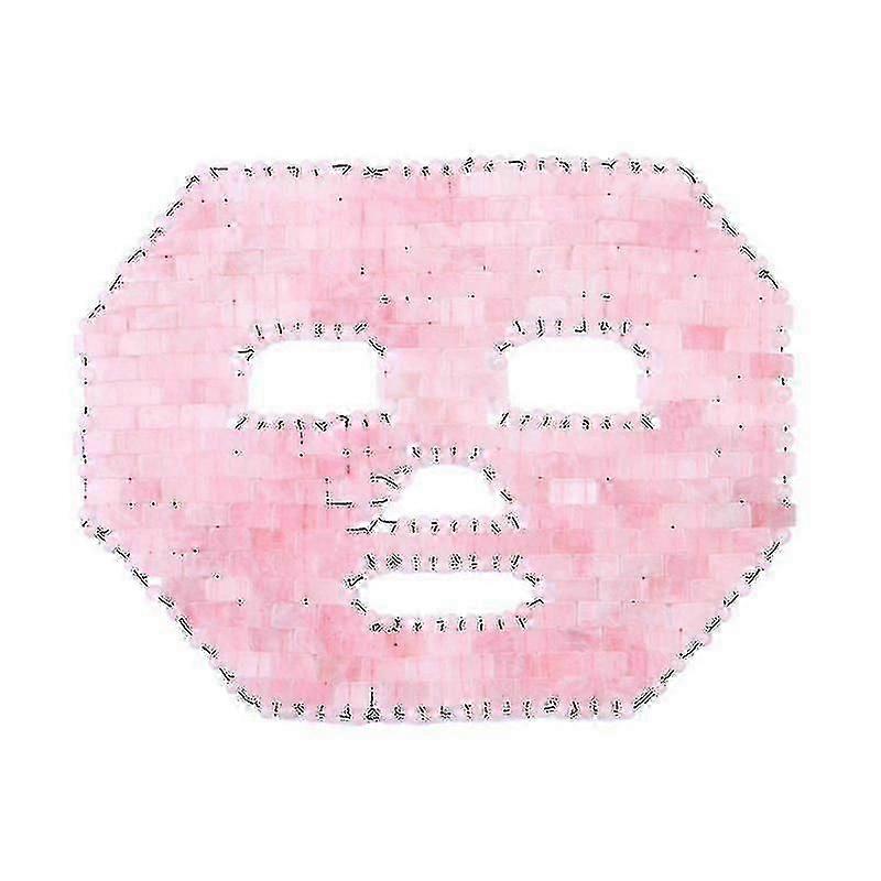 Pink jade face mask massage