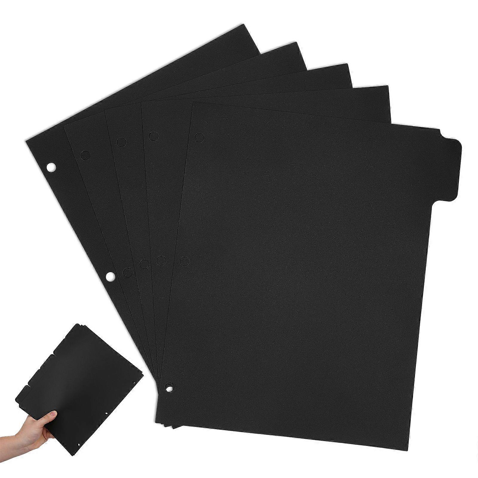 5 Sheets Binder Dividers Binder Notebook Indexing Page Notebook Page Divider for Binders