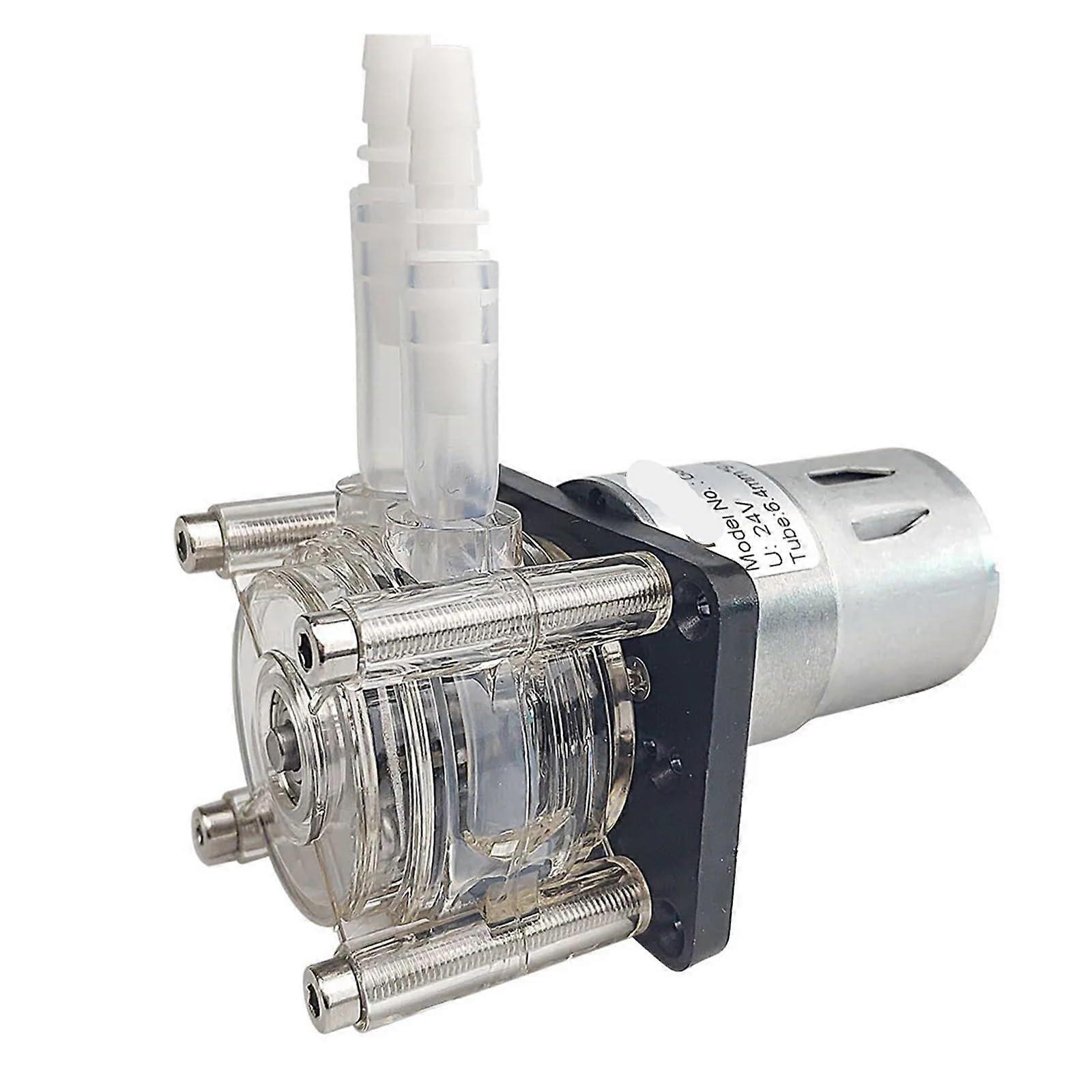 Peristaltic Dosing Pump 12V 24V 500ml/min Adjustable Flow for Aquarium Lab Liquid Transfer