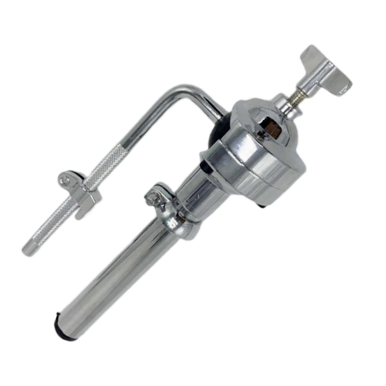 Tom Drum Mount Bracket Short Rod for Drum Set, Lightweight Metal Single Tom Holder