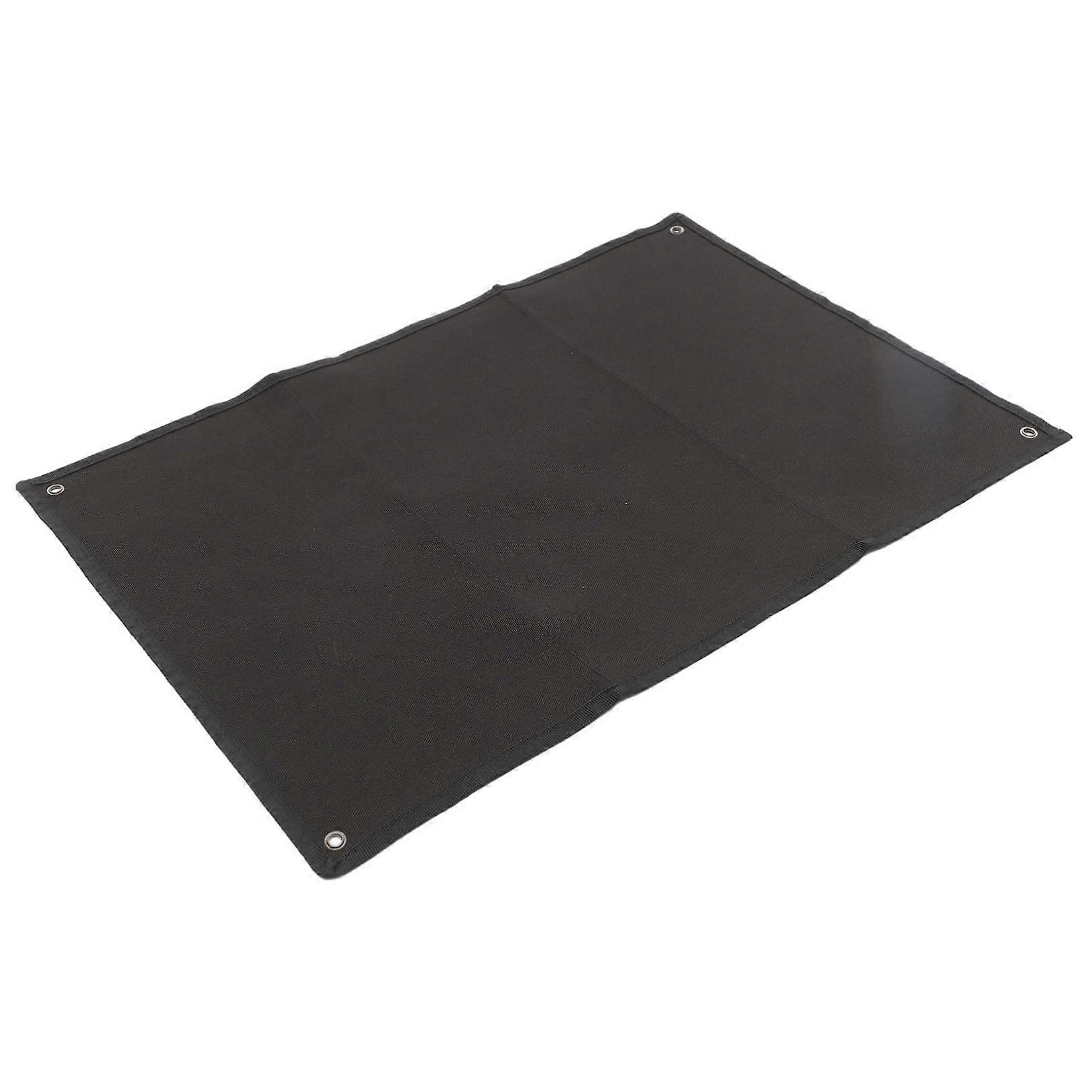 Patch Display Board with Large Capacity Polyester Cloth, Wall Mounted Black Patch Holder Sheet