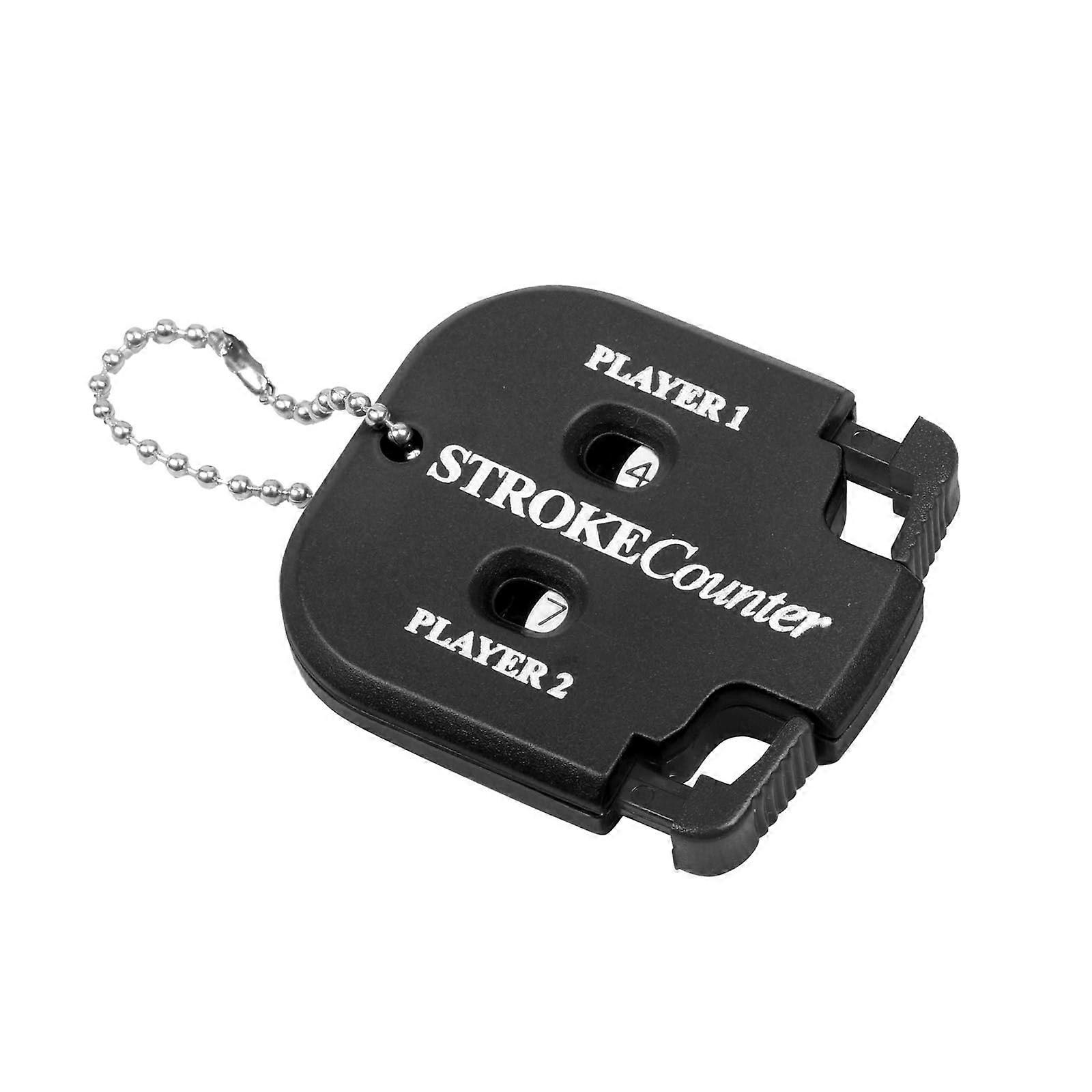 2 Player Golf Score Counter with Keychain for Precise Score Tracking and Easy OneHand Operation