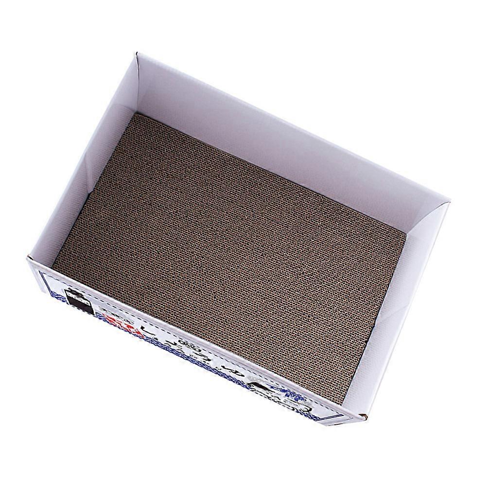Cat Scratcher Box Corrugated Paper Board for Cat Claws 2Pcs