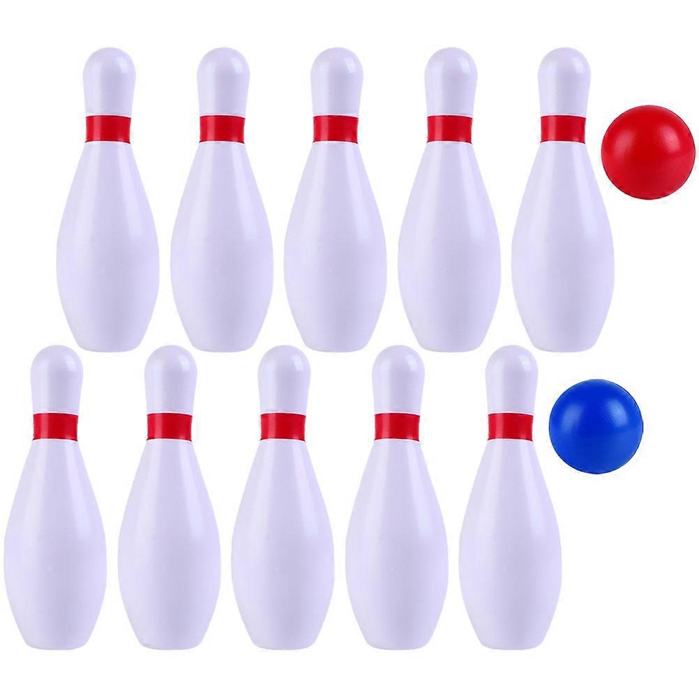 Kids Bowling Set PU Bowling Balls for Kids Use 1Set Solid Plaything