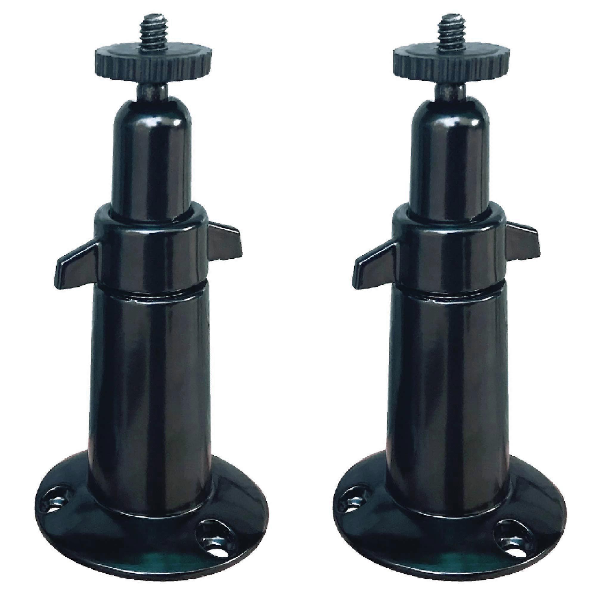 Camera Mount 2 Pack for Arlo, Rust Resistant Weatherproof Wall Bracket, Black Metal for Outdoor Security
