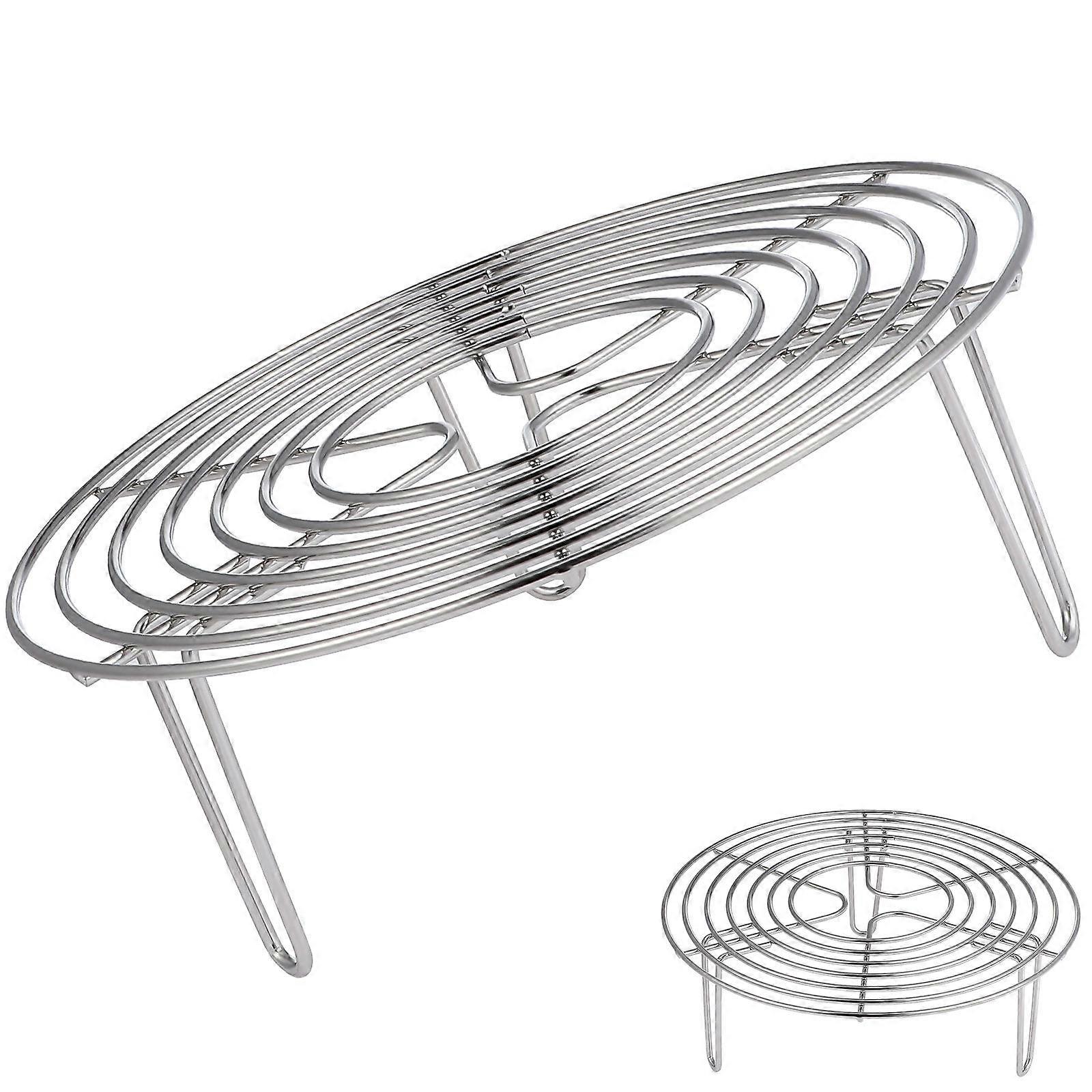 Round Stainless Steel Steamer Rack for Steaming Multifunctional Kitchen Tool