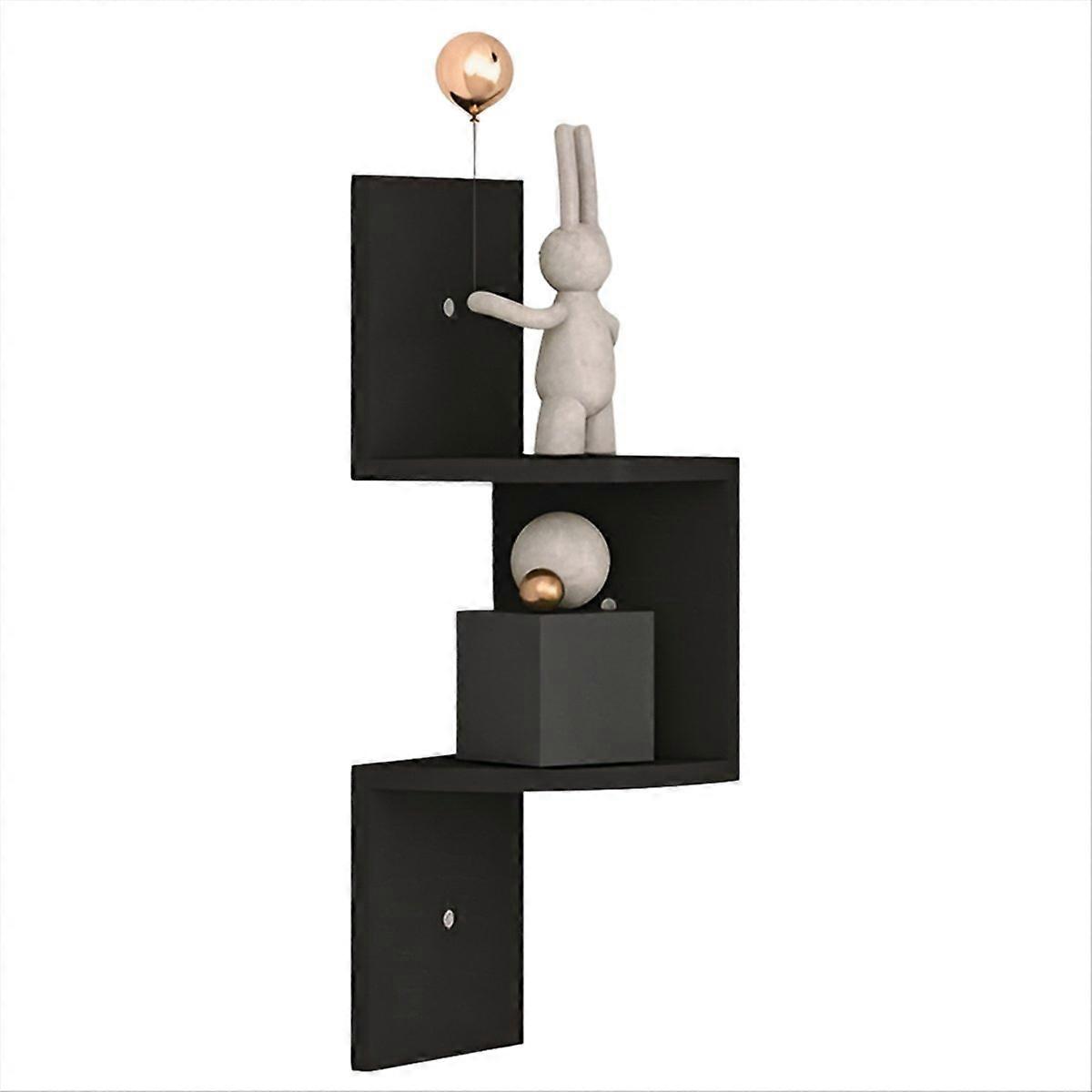 Wall Bookshelf Multi-Layer Wall Mounted Storage Rack A