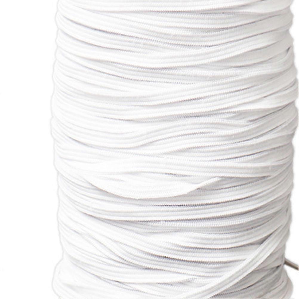 Elastic Mask Replacement Elastic Strap DIY Projects 80 Yard Roll White 1Pcs