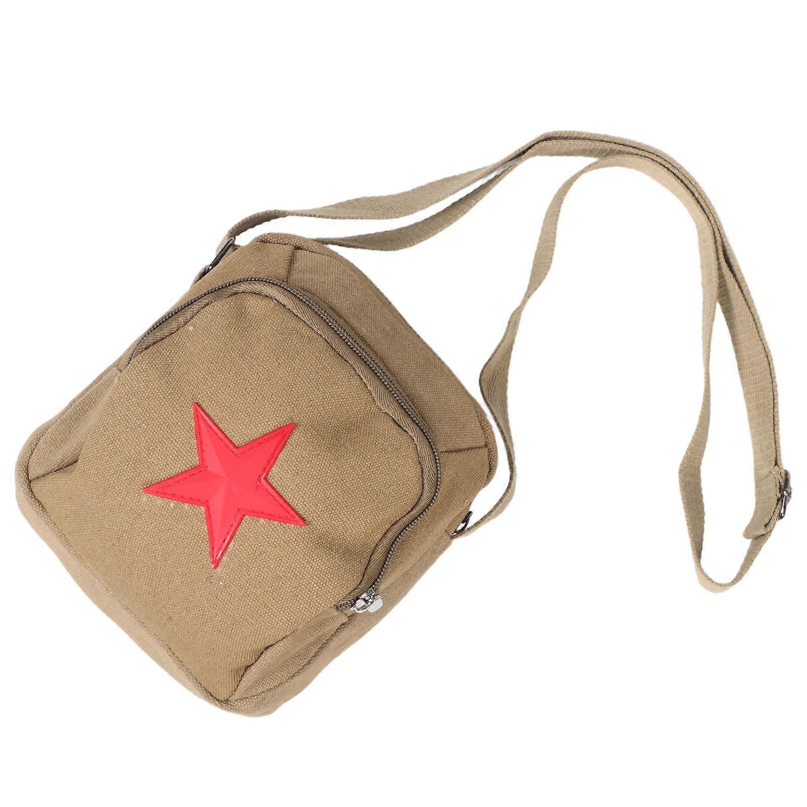 Canvas Shoulder Bag for Work Use 1 Piece Practical Vintage Style