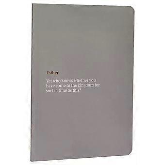 Nkjv Bible Journal - Esther Paperback Comfort Print Softcover Gray - Sewn Smyth